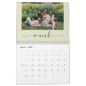 Foto Calendar für moderne Pastelle Kalender (Mär 2027)