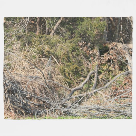 FOTO CAMOUFLAGE #22 FLEECE BLANKET (Vorderseite (Horizontal))