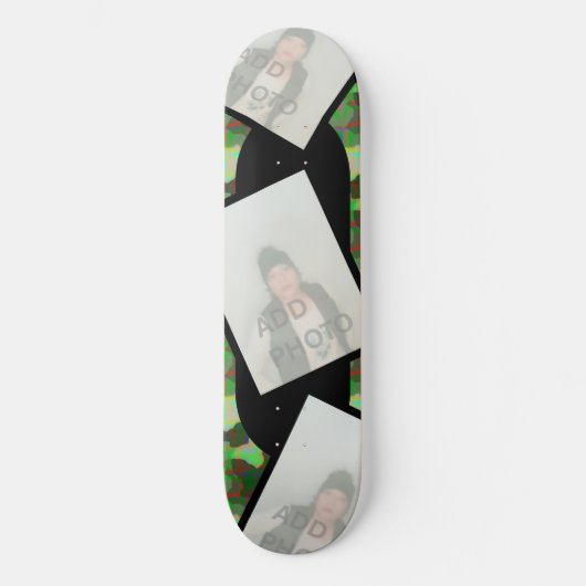 Foto Camouflage Skateboard (Vorderseite)
