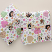 Foto Candy Heart Valentine's Day Gift Wrap Geschenkpapier