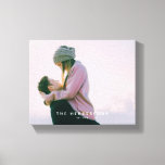 Foto-Canvas für moderne Kunden Leinwanddruck<br><div class="desc">Dieser moderne Leinenprint zeichnet sich durch einen eigenen Familiennamen in schicken Texten und ein Detail des Jahres aus,  in dem Ihre Familie gegründet wurde. Ihr Lieblings-Foto füllt den Hintergrund. Es ist ein idealer Ort für einen Urlaub in der Familie oder zu zweit.</div>