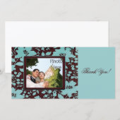 Foto Cards ~ Danke für die Beilage zum Hochzeitspa (Vorne/Hinten)