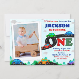 Foto Cars Geburtstagseinladung Treiber 1. Geburtst Einladung