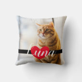 Foto Cat Memorial Kissen (Rückseite)