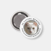 Foto Cat/Pet Magnet (Vorderseite/Rückseite)