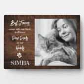 Foto Cat Pet Memorial Plaque Fotoplatte (Vorderseite)