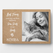 Foto Cat Pet Memorial Plaque Fotoplatte (Vorderseite)