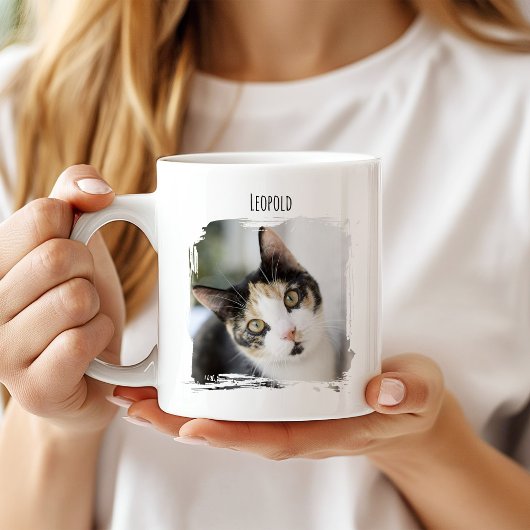 Foto Cat Pet Tasse mit Name