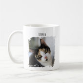 Foto Cat Pet Tasse mit Name (Links)