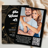 Foto Celestial Black Einladung