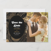 Foto Celestial Black Save The Date (Vorderseite)