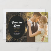 Foto Celestial Black Save The Date (Vorderseite)