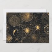 Foto Celestial Black Save The Date (Rückseite)