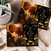 Foto Celestial Midnight Black Stars Hochzeit Save The Date