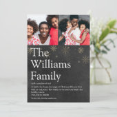 Foto Chalkboard Family Definition Weihnachten (Stehend Vorderseite)