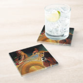 Foto-Chance Glasuntersetzer (Schrägansicht)