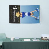Foto Cheerleader Black Abschluss Gratulation Banner (Messeveranstaltung)