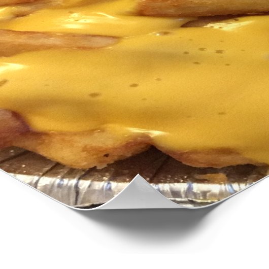Foto Cheese Fries Poster (Ecke)