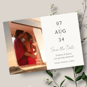 Foto | Chic Minimalistisch Wedding Save the Date