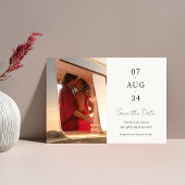 Foto | Chic Minimalistisch Wedding Save the Date