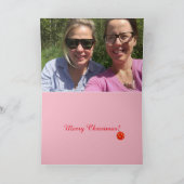 Foto Chicken Weihnachtskarte Feiertagskarte (Innenseite)