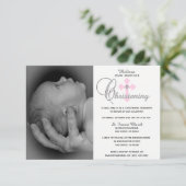 FOTO Christening Einladung (Stehend Vorderseite)