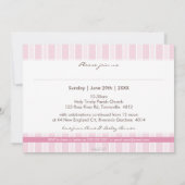 FOTO CHRISTENING ERSUCHT :: stilvoll 2L Einladung (Rückseite)