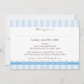 FOTO CHRISTENING ERSUCHT :: stilvoll 4L Einladung (Rückseite)