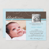 FOTO CHRISTENING ERSUCHT: Wohltätigkeit 4L Einladung (Vorne/Hinten)