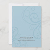 FOTO CHRISTENING ERSUCHT: Wohltätigkeit 6P Einladung (Rückseite)