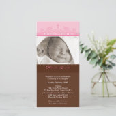 FOTO CHRISTENING INVITAATIONS :: elegant 7 (Stehend Vorderseite)