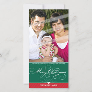 FOTO CHRISTMAS CARD :: bezaubernder Typ 2 Feiertagskarte