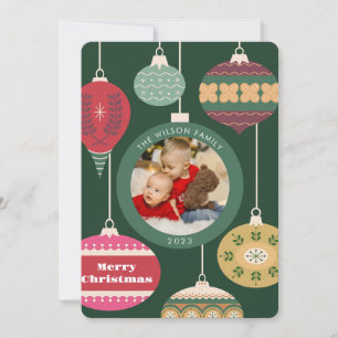 Foto Christmas Family Card Einladung