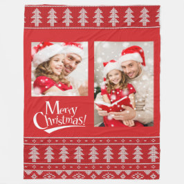 FOTO Christmas Fleece Blanket