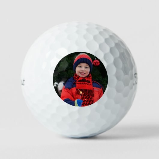 Foto Christmas Golf Ball Geschenk (Vorderseite)