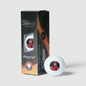 Foto Christmas Golf Ball Geschenk (Verpackung)