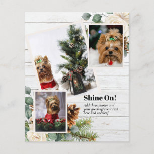 FOTO CHRISTMAS - Hinzufügen von 3 Fotos der Produk Flyer