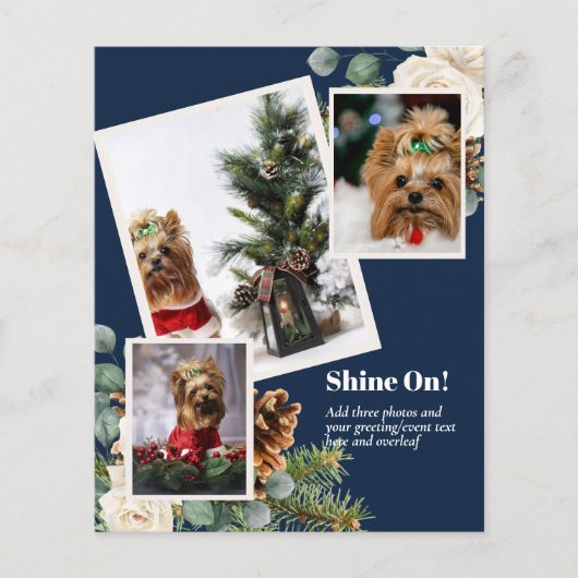 FOTO CHRISTMAS - Hinzufügen von 3 Fotos der Produk Flyer (Vorne)