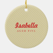 FOTO CHRISTMAS ORNATION :: Peace Liebe & joy 2 Keramikornament (Hinten)