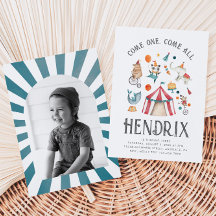 Foto Circus Geburtstag Einladung | Karneval