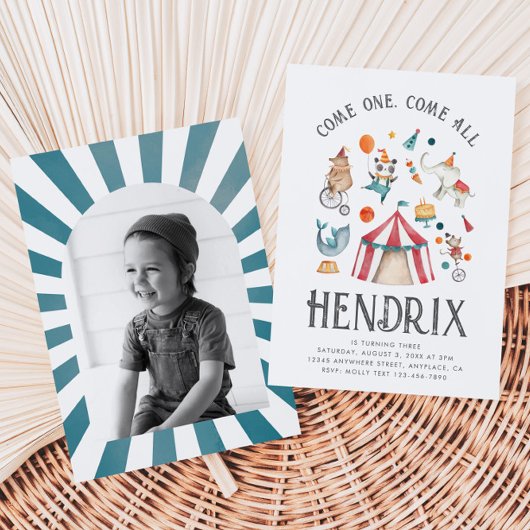 Foto Circus Geburtstag Einladung | Karneval