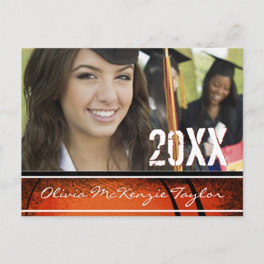 Foto Class of Abschluss Open House Einladungspostkarte (Vorderseite)