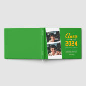 Foto Class of Pastel Green and Gold Guest Book Gästebuch (Voll)