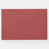 Foto Class of Pastel Red and Gold Guest Book Gästebuch (Rückseite)