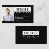 Foto Classy Simple Visitenkarte (Vorne/Hinten)