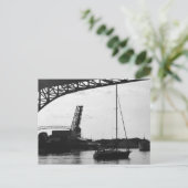 Foto "Cleveland on River" Postkarte (Stehend Vorderseite)