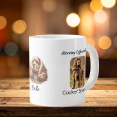 Foto Cocker Spaniel personalisieren Jumbo-Tasse