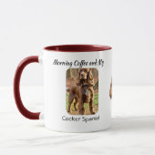 Foto Cocker Spaniel personalisieren Tasse (Links)