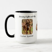 Foto Cocker Spaniel personalisieren Tasse (Links)