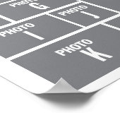 Foto Collage 12 Foto Layout Poster (Ecke)